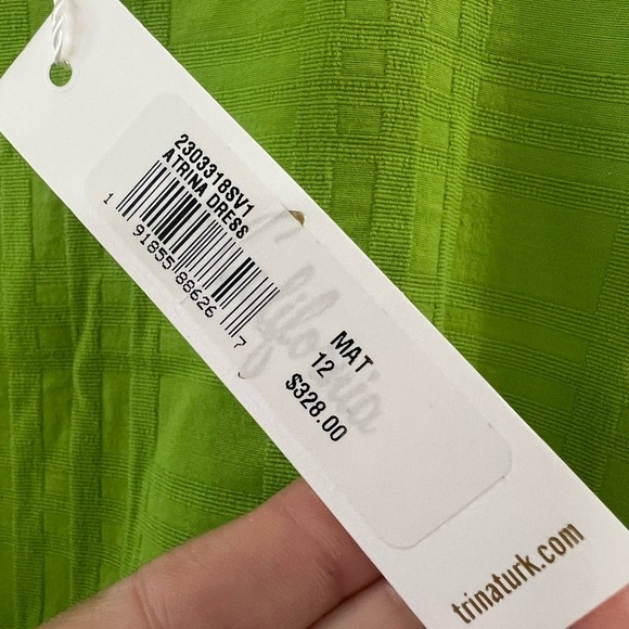 TRINA TURK Atrina Dress - Size 12 - NWT - vert color - Picture 5 of 8
